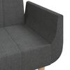vidaXL Sofa Bed Dark Grey Fabric (100% polyester), Wood, Foam, Plastic