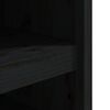 vidaXL Outdoor Kitchen Cabinet Black Solid Pine Wood Medium