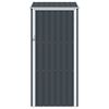 vidaXL Garden Shed Anthracite Galvanized Steel Medium