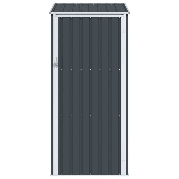 vidaXL Garden Shed Anthracite Galvanized Steel Medium