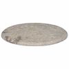 vidaXL Table Top Grey Marble 20 in diameter Durable Table Top Round