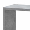 vidaXL Wall Corner Shelf Concrete Grey Engineered Wood Large