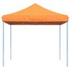 vidaXL Foldable Party Tent Pop-Up Orange 115.0x115.0x124.0"