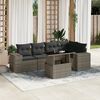 vidaXL Garden Sofa Set Grey