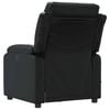 vidaXL Massage Recliner Chair Black Faux leather, metal, plywood Single