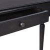 vidaXL Console Table Light Black Solid Mahogany Wood