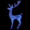 vidaXL Christmas Reindeer Blue Acrylic Extra Large