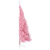 vidaXL Christmas Tree Pink PVC, Steel Large Decorative Inlays