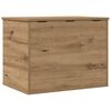 vidaXL Storage Box with Storage Artisan oak 23.62 x 16.54 x 18.11 in