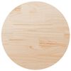 vidaXL Table Top Ø35.4"x1" Solid Wood Pine
