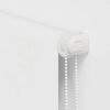 vidaXL Shower Roller Blind White PEVA, Aluminum 24x94.5 in