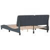 vidaXL Bed Frame Dark Grey