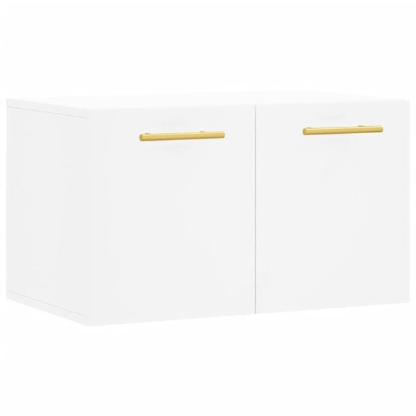 vidaXL Wall Cabinet White Engineered wood Medium Wall Cabinet