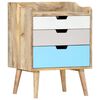 vidaXL Bedside Cabinet Brown Solid Mango Wood Medium Bedside Cabinet