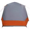 vidaXL Camping Tent Gray and orange 420 x 420 x 227 cm Polyester
