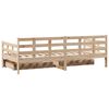 vidaXL Daybed Pinewood Solid pinewood 31.5x79 in
