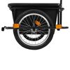 vidaXL Bike Trailer Black 13.2 gal