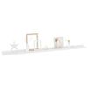 vidaXL Wall Shelves 4 pcs High Gloss White 45.3"x3.5"x1.2"