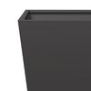vidaXL Garden Planter Black Cold-rolled steel Ample space for soil