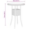 vidaXL Garden Dining Set Beige