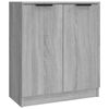 vidaXL Sideboard Set of 3 Grey sonoma Engineered wood Medium Sideboard