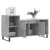 vidaXL TV Cabinet Concrete gray Engineered wood, metal Large TV Cabinet