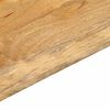 vidaXL Table Top Natural wood Solid mango wood 70.9 x 15.7 in Durable