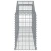 vidaXL Gabion Basket Silver Galvanized Iron Large Heavy Weight Endurance