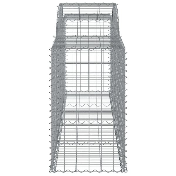 vidaXL Gabion Basket Silver Galvanized Iron Large Heavy Weight Endurance