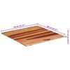 vidaXL Table Top Honey brown Solid acacia wood Medium Durable