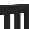 vidaXL Radiator Cover Black 68.9x7.9x32.3" Engineered Wood