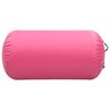vidaXL Inflatable Gymnastic Roll with Pump 47.2x29.5" PVC Pink