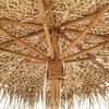 vidaXL Garden Parasol Brown Bamboo pole, Banana leaf roof