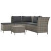 vidaXL Garden Lounge Set Grey