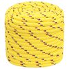 vidaXL Boat Rope Yellow 0.63 " 328.1 ' Polypropylene