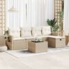 vidaXL Garden Sofa Set Beige