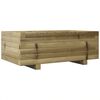 vidaXL Garden Planter Natural Wood Solid Pine Wood Medium Durable