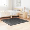 vidaXL Anti-slip Shaggy Rug Dark Grey 47.2" x 47.2" PP
