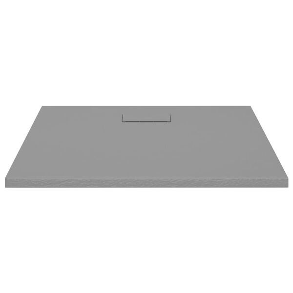 vidaXL Shower Base Tray SMC Gray 35.4"x31.5"