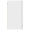 vidaXL Hanging Cabinet Concrete grey Engineered wood Modern