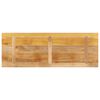 vidaXL Table Top 55.1"x19.7"x1.5" Rectangular Solid Wood Rough Mango