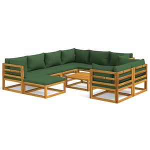 vidaXL Garden Lounge Set Green