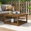 vidaXL Garden Table Honey Brown Solid Pine Wood Medium Garden Table