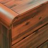 vidaXL Chest Of Drawers Natural Acacia Solid Acacia Wood Compact