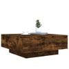vidaXL Coffee Table Smoked oak Engineered wood Medium Durable