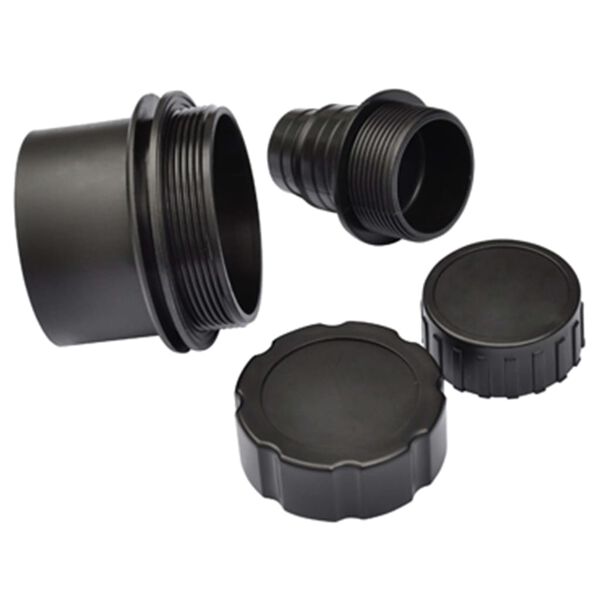 vidaXL Bio Pond Filter Black Plastic Large Storage Bio Pond Filter