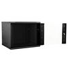 vidaXL Network Cabinet with Storage Black 60 x 60 x 50 cm Steel