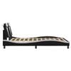 vidaXL Bed Frame Black and White