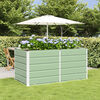 vidaXL Planter Green 62.99 x 31.50 x 29.53 in Steel