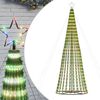 vidaXL LED Christmas Tree 688 LEDs Colorful 118.1"